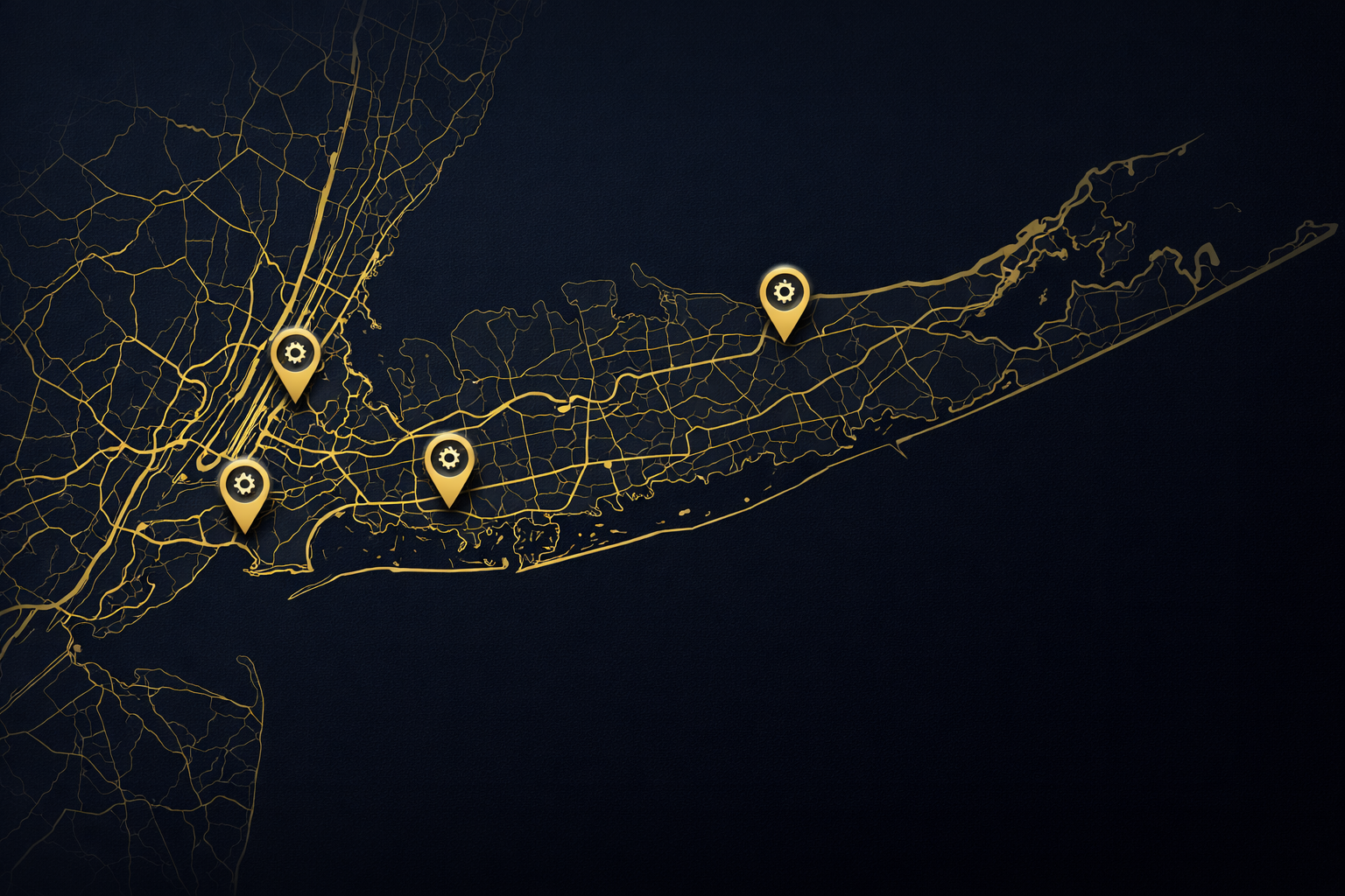 NYC and Long Island locksmith service areas map